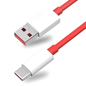 80w type-c usb cable for motorola edge 40 charging cable original like fast charger cable  dash warp dart flash super vooc data cable 65 amp 1 meter tcrv10 red