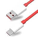 80W Type-C USB Cable for Motorola Edge 40 Charging Cable Original Like Fast Charger Cable | Dash Warp Dart Flash Super Vooc Data Cable (6.5 Amp, 1 Meter, TCRV10, Red)