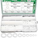820PCS White Nylon Washers Assortment, 9 Metric Sizes, M2-M12
