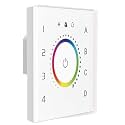 86 models of DALI touch screen wall DIM CCT RGB RGBW switch controller bus powered; DALI dual group LED light button switch(EDT3)