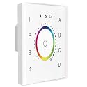 86 models of DALI touch screen wall DIM CCT RGB RGBW switch controller bus powered; DALI dual group LED light button switch(EDT4)