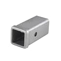 864453 REYSUN Hitch Adapter Weld on Trailer Hitch Receiver Tube 2 inch X 6 inch Combo Bar, Raw Steel Hitch Bar