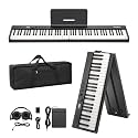 88-Key Folding Portable Keyboard, Space Saving Digital Piano, Compact Design for Home Use and Daily Practice