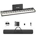 88 Keys Piano Keyboard Set, Electronic Digital Piano with Built-in Speaker Microphone, Portable Keyboard Gift Teaching for Beginners, Electric Piano for Birthday Gift