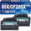 89X 89A Black Toner Cartridge for HP LaserJet CF289X CF289A M507 2 Pack