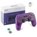 8Bitdo Pro 2 Bluetooth Controller Hall Effect Joystick(Transparent Purple)