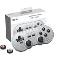 8Bitdo SN30 Pro Bluetooth Controller with Hall Effect Joystick (Gray)