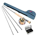 8Fans Fly Fishing Rod and Reel Combo, 4-Piece Slow Action Fly Rod
