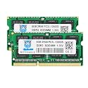 8GB DDR3 DDR3L-1600 SODIMM, 16GB Kit (2x8GB) PC3-12800 RAM 1600 Mhz, Motoeagle 2RX8 1.35V Dual Rank Module Chips Upgrade for Laptop