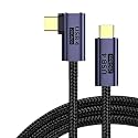 8K 100W USB 4.0 Type C to C Cable Super Fast for S24 S25 Data Video 1M 2M 300cm(0.5m,Elbow)