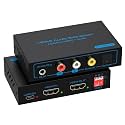 8K 60Hz HDMI Audio Extractor 4K 120Hz HDMI to Optical Coaxial AUX Converter Supports HDCP Digital DTS 5.1 EDID Management PCM 2.0 for Fire TV PS4 PS5 Xbox