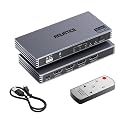 8K@60Hz HDMI Switch 3 in 1 Out, 4K@240Hz, HDMI 2.1 Switcher with Remote