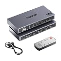 8K@60Hz HDMI Switch 4 in 1 Out, 4K@240Hz, HDMI 2.1 Switcher with Remote