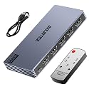 8K@60Hz HDMI Switch 5 in 1 Out, 4K@120Hz/240Hz, Video Switcher with Remote