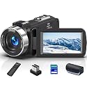 8K Camcorder 64MP Video Camera YouTube Vlogging Camera IR Night Vision WiFi 18X Digital Zoom Webcam 3.0”Touch Screen Camcorders with Microphone, 32G SD Card, Remote Control and 2 Batteries