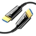8K HDMI 2.1 Cable 10Ft, Fiber Optic HDMI Cable, Thin 48Gbps Ultra High Speed Active HDMI Cord, 8K@60Hz 4K@240Hz, Dynamic HDR, eARC, HDCP 2.2&amp;2.3, 3D, Compatible for PS4/5/Xbox/TV/Monitor/Game