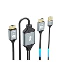 8K HDMI-compatible Cable To Adapter 4K 120Hz 2K 144Hz For PS5 PS4 Laptop Monitor MacMini Projector TVBox DVD