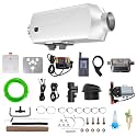 8KW Diesel Parking Heate 12V All-in-One Water - Air Heater with LCD &amp; Dual Remote Control, Diesel Water Heater for 26 Gallon RV Water Tank Heating, Auto Temp Control, 9L Tank, for Car, Truck, RV