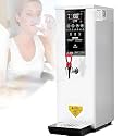 8L Commercial Electric Hot Water Dispenser - Stainless Steel Countertop Water Boiler for Restaurant, Hotel, Office - Large Capacity Instant Hot Water Pot, Black