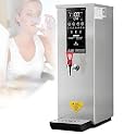 8L Commercial Electric Hot Water Dispenser - Stainless Steel Countertop Boiler for Restaurant, Hotel &amp; Office - Large Capacity Water Pot, Black Hot Water Machine
