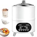 8l Stainless Steel Greek Yogurt Maker Machine,Yogurt Maker with Temperature Control,Home Yogurt Incubator Electric Fermentation Machine for Fruit Vinegar,Yogurt White-12L