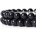 Natural Blue Sandstone Round Beads 8mm 45Pcs for DIY Jewelry Making