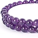 Natural Uruguay Amethyst Round Beads 8mm 45Pcs for DIY Jewelry Making