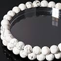 Natural White Howlite Round Beads 8mm 45Pcs for DIY Jewelry Making