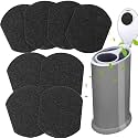 Vodolo 8Pcs Diaper Pail Deodorizer for Ubbi,Diaper Pail Odor Eliminator,Activated Charcoal Filter Odor Absorber Compatible with Ubbi Diaper Pail,High Adsorptivity Diaper Trash Can Odor Control