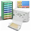 8PCS Extra Large Diamond Painting Storage Containers Trays,Diamond Painting Accessories,2-in-1 Diamond Art Trays with Lids(Clear)