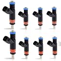 8pcs Fuel Injectors FJ732 05037479AA Compatible for Ram 1500 2500 3500 Pickup, Compatible for Dodge Charger Durango Magnum, Compatible for Jeep Grand Cherokee Commander V8 5.7L 6.1L