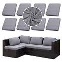 8PCS Patio Cushion Covers.Patio Furniture Couch SeatSlipcovers