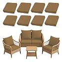 8PCS Patio Cushion Covers.Patio Furniture Couch SeatSlipcovers