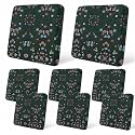8Pcs Patio Cushion Covers Stretch Outdoor Furniture Protector Slipcovers