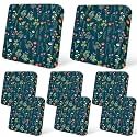 8Pcs Patio Cushion Covers Stretch Outdoor Furniture Protector Slipcovers