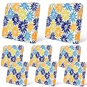 8Pcs Patio Cushion Covers Stretch Outdoor Furniture Protector Slipcovers