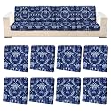 8Pcs Patio Cushion Covers Stretch Outdoor Furniture Protector Slipcovers