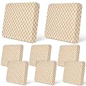 8Pcs Patio Cushion Covers Stretch Outdoor Furniture Protector Slipcovers