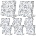 8Pcs Patio Cushion Covers Stretch Outdoor Furniture Protector Slipcovers