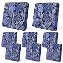 8Pcs Patio Cushion Covers Stretch Outdoor Furniture Protector Slipcovers