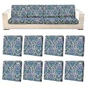 8Pcs Patio Cushion Covers Stretch Outdoor Furniture Protector Slipcovers