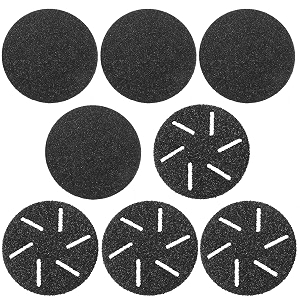 8pcs replacement grinding heads foot care tool compatible with asiaark electric foot callus remover pedicure tools 100 grit amp 60 grit