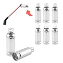 8PCS Spark Plug Wire Heat Shield Kit OEM#19329681,Aluminum Spark Plug Heat Shield Sleeve Compatible with Cadillac Gmc Buick Chevrolet,High Temperature Resistance Spark Plug Heat Shield