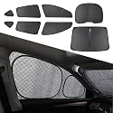 8PCS Upgraded for Tesla Model Y Window Shade Covers Thicker 5-Layer Material Sun Darker Windshield Sunshade Side Window Privacy Shade for Tesla Model Y Accessories 2024 2023 2022 2021 2020