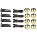 8pcs Wheel Stud & Nut Kit 6709170 Compatible with Bobcat S16 S18 S550 S770 S750 S850 Skid Steer 6564669