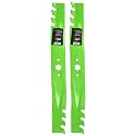 8TEN LawnRAZOR Mower Blade for MTD Cub Cadet 942-04308-X Toothed 2-Pack