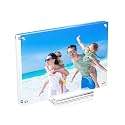 8x10 Acrylic Picture Frames, Clear Double Sided Magnetic Display