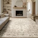 8x10 Beige Neutral Area Rug