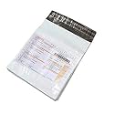 RAGI PACKAGING 25X28 Plain Temper Proof Courier Bag Pod 60 Micron with Document Pouch (Pack of 10)