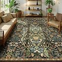 8x10 Large Area Rug Floral Botanical Boho Carpet for Living Room
